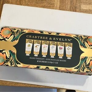 New Crabtree & Evelyn 6 Hand Therapy Cream Collection. 1.5 Oz.